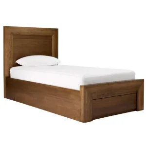 Bellambi Dark Messmate Lift Bed & Footend Drawers King Single by James Lane, a Beds & Bed Frames for sale on Style Sourcebook
