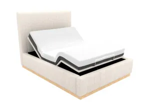 Brentwood Bed Noa Fog Adjustable Base Queen by James Lane, a Beds & Bed Frames for sale on Style Sourcebook