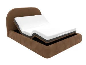Capri Bed Blaze Mocha Adjustable Base King by James Lane, a Beds & Bed Frames for sale on Style Sourcebook