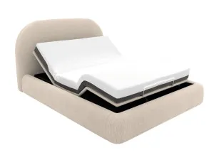 Capri Bed Avon Taupe Adjustable Base King by James Lane, a Beds & Bed Frames for sale on Style Sourcebook