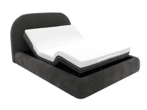 Capri Bed California Charcoal Adjustable Base Queen by James Lane, a Beds & Bed Frames for sale on Style Sourcebook