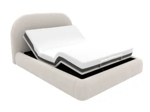 Capri Bed Toorak Pearl Adjustable Base Queen by James Lane, a Beds & Bed Frames for sale on Style Sourcebook