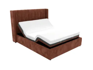 Isabella Bed Muse Rust Adjustable Base King by James Lane, a Beds & Bed Frames for sale on Style Sourcebook