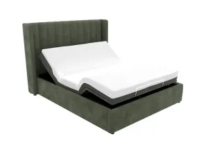 Isabella Bed Muse Forest Adjustable Base Queen by James Lane, a Beds & Bed Frames for sale on Style Sourcebook