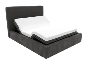 Felix Bed California Charcoal Adjustable Base King by James Lane, a Beds & Bed Frames for sale on Style Sourcebook