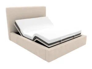Felix Adjustable Bed Avon Taupe by James Lane, a Beds & Bed Frames for sale on Style Sourcebook