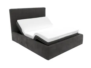 Willow Adjustable Bed California Charcoal by James Lane, a Beds & Bed Frames for sale on Style Sourcebook