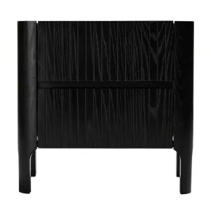 Lanoz Black & Ceramic Top Bedside Table - 2 Drawer by James Lane, a Bedside Tables for sale on Style Sourcebook