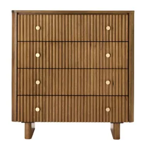 Acton Dark  Messmate Tallboy - 4 Drawer by James Lane, a Dressers & Chests of Drawers for sale on Style Sourcebook