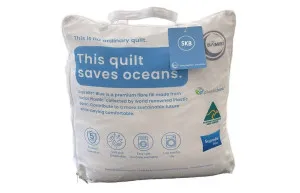 Suprelle® Blue Fill 250GSM Quilt Australian Made Super King White by James Lane, a Quilts & Bedspreads for sale on Style Sourcebook