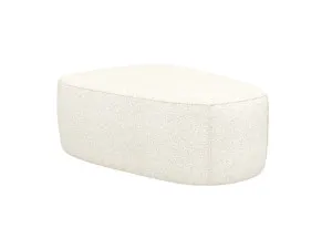 Mira Boucle Ivory Ottoman - Large by James Lane, a Ottomans for sale on Style Sourcebook