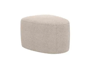 Mira Boucle Pumice Ottoman - Small by James Lane, a Ottomans for sale on Style Sourcebook