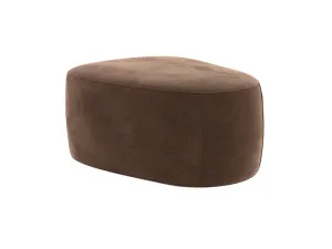 Mira Muse Chocolate Ottoman by James Lane, a Ottomans for sale on Style Sourcebook