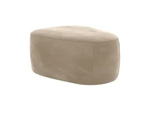 Mira Muse Soft Brown Pebble Ottoman - 81cm by James Lane, a Ottomans for sale on Style Sourcebook