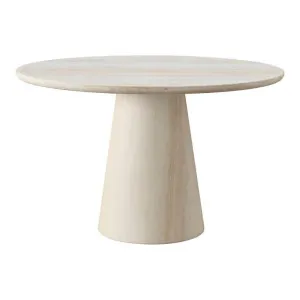 Serenza Dining Table Light Travertine Round -  150 cm by James Lane, a Dining Tables for sale on Style Sourcebook