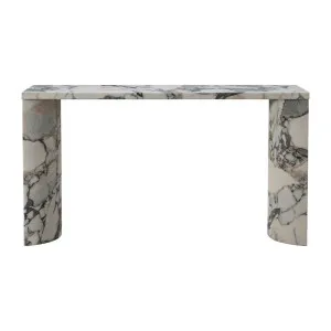 Hebe Calacatta Violetta Marble Console Table by James Lane, a Console Table for sale on Style Sourcebook