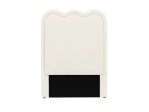 Miley Boucle Ivory Bedhead King Single by James Lane, a Bed Heads for sale on Style Sourcebook