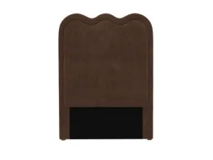 Miley Muse Chocolate Bedhead King Single by James Lane, a Bed Heads for sale on Style Sourcebook