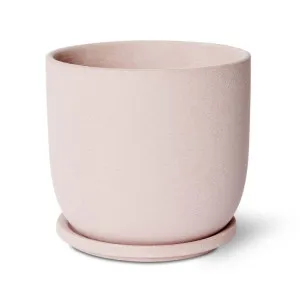 Allegra Pot w. Saucer Pink - 18cm by Elme Living, a Plant Holders for sale on Style Sourcebook