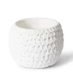 Eason Pot White - 19cm by Elme Living, a Plant Holders for sale on Style Sourcebook
