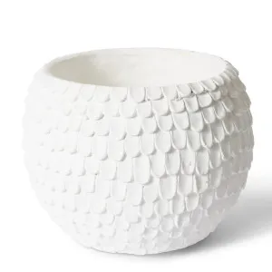 Eason Pot White - 25cm by Elme Living, a Plant Holders for sale on Style Sourcebook