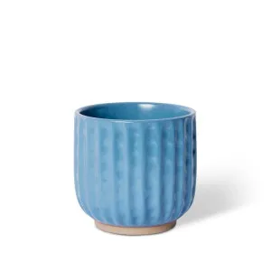 Emery Pot Blue - 13cm by Elme Living, a Plant Holders for sale on Style Sourcebook