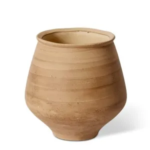 Leilani Pot Brown - 25cm by Elme Living, a Plant Holders for sale on Style Sourcebook