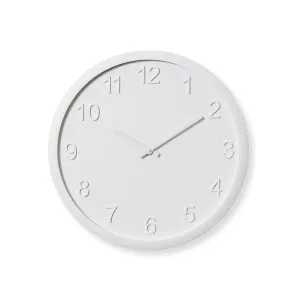 Lenox Wall Clock White - 40cm by Elme Living, a Clocks for sale on Style Sourcebook