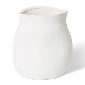 Levani Pot White - 23cm by Elme Living, a Plant Holders for sale on Style Sourcebook