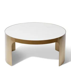 Sena Coffee Table Gold by Elme Living, a Coffee Table for sale on Style Sourcebook