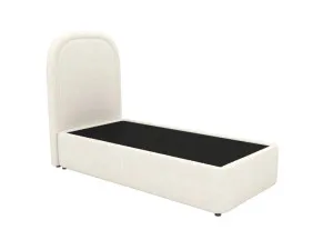 Libby Leo Bed Boucle Ivory Single by James Lane, a Beds & Bed Frames for sale on Style Sourcebook