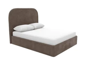 Libby Zenith Storage Drawer Bed Muse Mink Double by James Lane, a Beds & Bed Frames for sale on Style Sourcebook