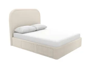 Libby Zenith Storage Drawer Bed View Cream Double by James Lane, a Beds & Bed Frames for sale on Style Sourcebook