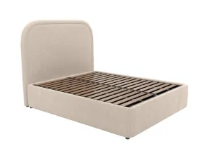 Libby Leo Gas Lift Bed Avon Taupe King by James Lane, a Beds & Bed Frames for sale on Style Sourcebook