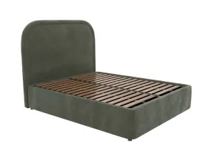 Libby Leo Gas Lift Bed Tribute Dark Jade Queen by James Lane, a Beds & Bed Frames for sale on Style Sourcebook