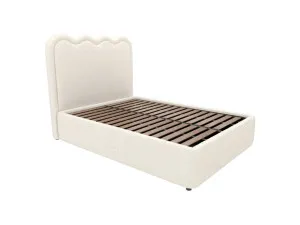 Miley Leo Gas Lift Bed Boucle Ivory Double by James Lane, a Beds & Bed Frames for sale on Style Sourcebook