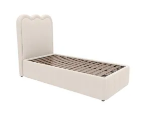 Miley Leo Gas Lift Bed Kent Bisque Single by James Lane, a Beds & Bed Frames for sale on Style Sourcebook