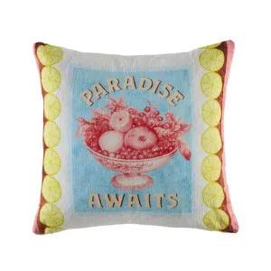 Paradise Multi Cushion 50 cm x 50 cm by Kas Australia, a Cushions, Decorative Pillows for sale on Style Sourcebook