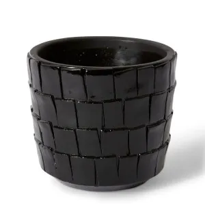 Peyton Pot Black by Elme Living, a Plant Holders for sale on Style Sourcebook