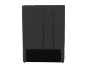 Tallis California Charcoal Bedhead King Single by James Lane, a Bed Heads for sale on Style Sourcebook