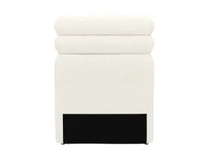 Soren Boucle Ivory Bedhead Single by James Lane, a Bed Heads for sale on Style Sourcebook