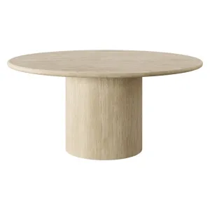 Athens Travertine Marble Round Dining Table - 150cm by James Lane, a Dining Tables for sale on Style Sourcebook
