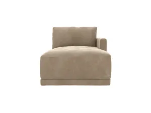 Haven Muse Soft Brown Right Arm Facing Chaise Sofa Module by James Lane, a Sofas for sale on Style Sourcebook