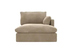 Willow Muse Soft Brown Chaise Right Arm Facing Sofa Module by James Lane, a Sofas for sale on Style Sourcebook
