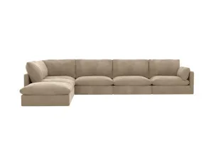 Willow Muse Soft Brown Modular Sofa LAF Terminal - 6 Seater by James Lane, a Sofas for sale on Style Sourcebook