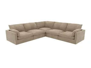 Willow Muse Soft Brown Corner Sofa - 5 Seater by James Lane, a Sofas for sale on Style Sourcebook