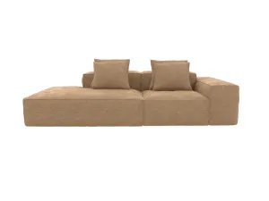 Riley Avon Honey Modular Sofa Left Terminal - 3 Seater by James Lane, a Sofas for sale on Style Sourcebook