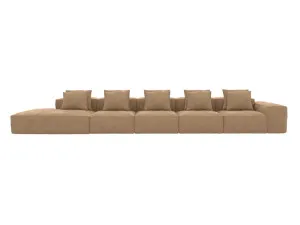 Riley Avon Honey Modular Sofa Left Terminal - 6 Seater by James Lane, a Sofas for sale on Style Sourcebook