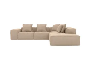 Riley Muse Driftwood Corner Modular Sofa with Right Terminal - 5 Seater by James Lane, a Sofas for sale on Style Sourcebook