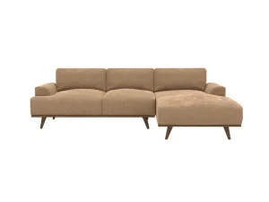 Dane Avon Honey Right Arm Facing Chaise Sofa - 3 Seater by James Lane, a Sofas for sale on Style Sourcebook